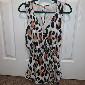 Cheetah romper